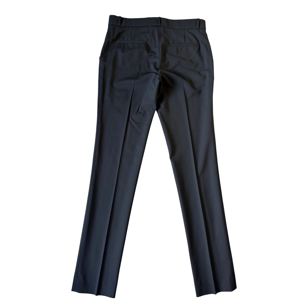 The Row Pants Wool Blend Skinny Slim Leg Tailored Black Size 4 - Picture 2 of 11